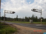A RR CROSSING AT Eagle Mills
